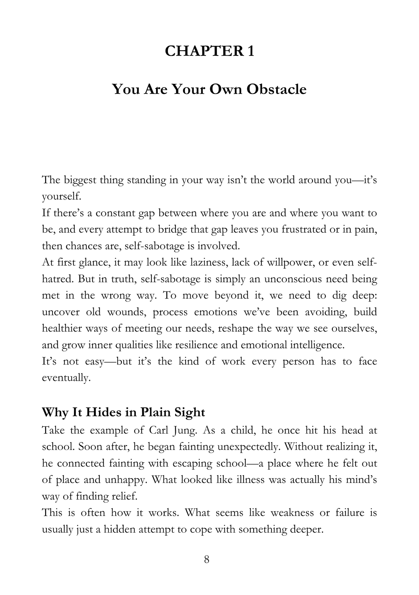 Why You Fail and How to Win Self Sabotage