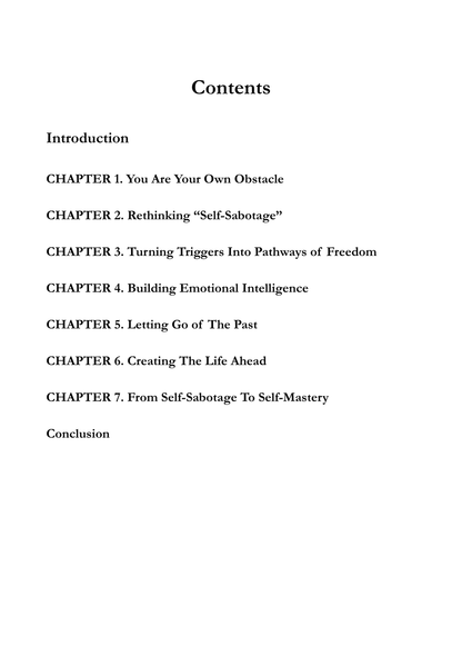 Why You Fail and How to Win Self Sabotage